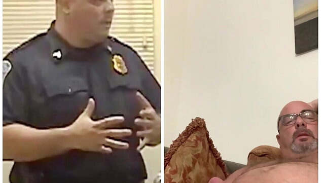 Fat Small Dicked Police Faggot Jerking Off gaysex hd videos video